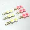 Haarspangen mit Plumeria-Blume, Krokodil-Haarnadeln, Mini-Blumen-Haarspangen, hawaiianischer Kopf, Blumen-Haarspangen, Haarschmuck für
