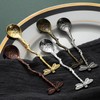 Retro Dragonfly Stainless Steel Coffee Spoon, Dessert Teaspoon, Creative Kitchen