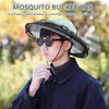 Mosquito Net Hat, Beekeeper Hat with Veil, Grey Hat with