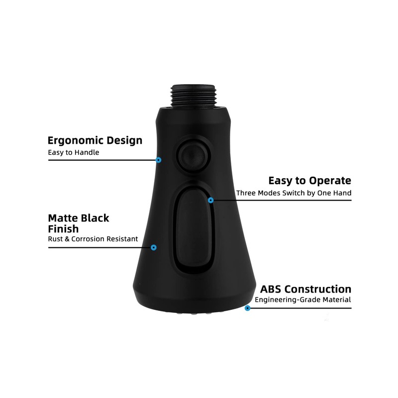 Hibbent Pull Down Spray Head for Kitchen Faucet, NSF/ANSI/CAN 61