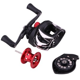 Milageto Baitcasting Reel, Casting Reel, Baitcaster - Sealed Drag System, Brake, 7.1:1 Gear Ratio, 17+ Bearings, Ergonomic Handle, Right Hand