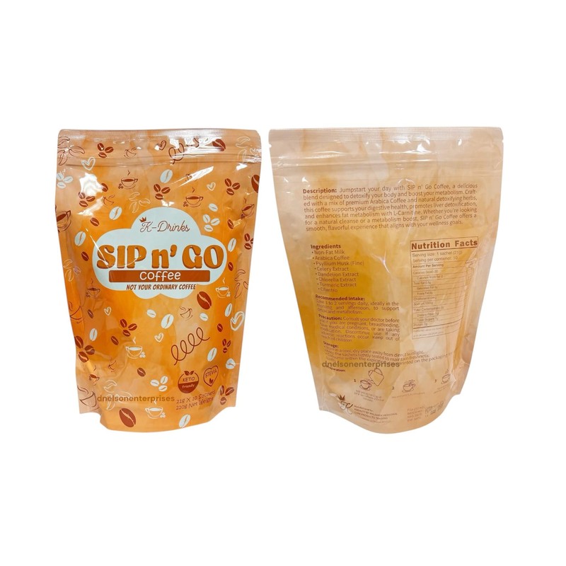 K-Drinks by Meldhen SIP n° GO Coffee - Keto-Friendly Instant