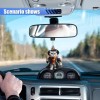 NoBrand Car Rearview Mirror Accessories, 2D Flat Acrylic Pendant Car