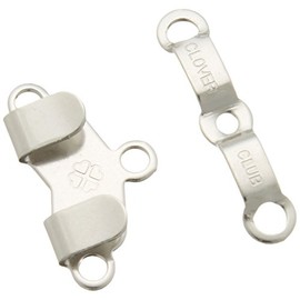 Clover 26-525 Double Front Lugs, Silver