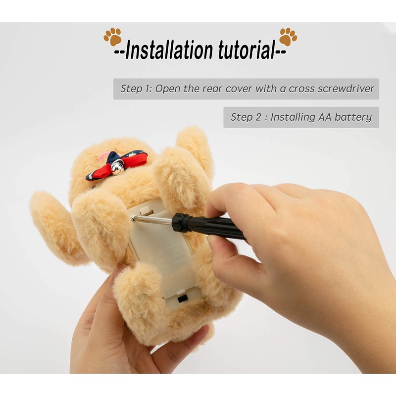 Plush Sled Dogs Electronic Interactive Toy Walking,Barking,Wagging Tail,Stretching Puppy Dog