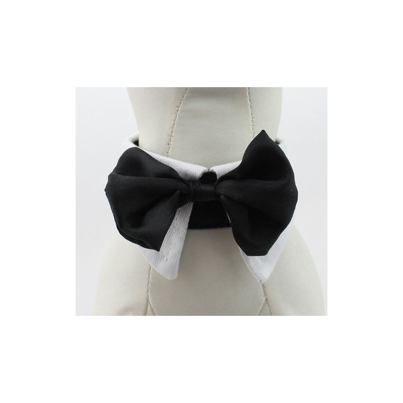 Doggie Style Store White Black Bow Tie Cat Kitten Pet