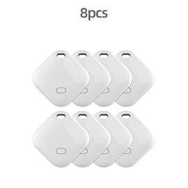 Tracker for Apple Find My, Water Resistant Gps Device ,Android not Supported, Works with Apple Find My (iOS only), Bag，Animal pets，Key Finder, Bluetooth Tracker for Earbuds and Luggage, Phone Finder - Quantity: 8 Counts