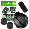 Set of 4 Knobs for Gas Hobs and Adapters for