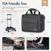 Lekebobor Rolling Laptop Bag - Rolling Laptop Briefcase on Wheels