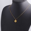 Suettpy 18K Gold Plated Compass Necklace for Women Dainty Pendant