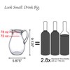 Amazing Abby - Bubbly - 2-Pack Acrylic Pitcher (72 oz),