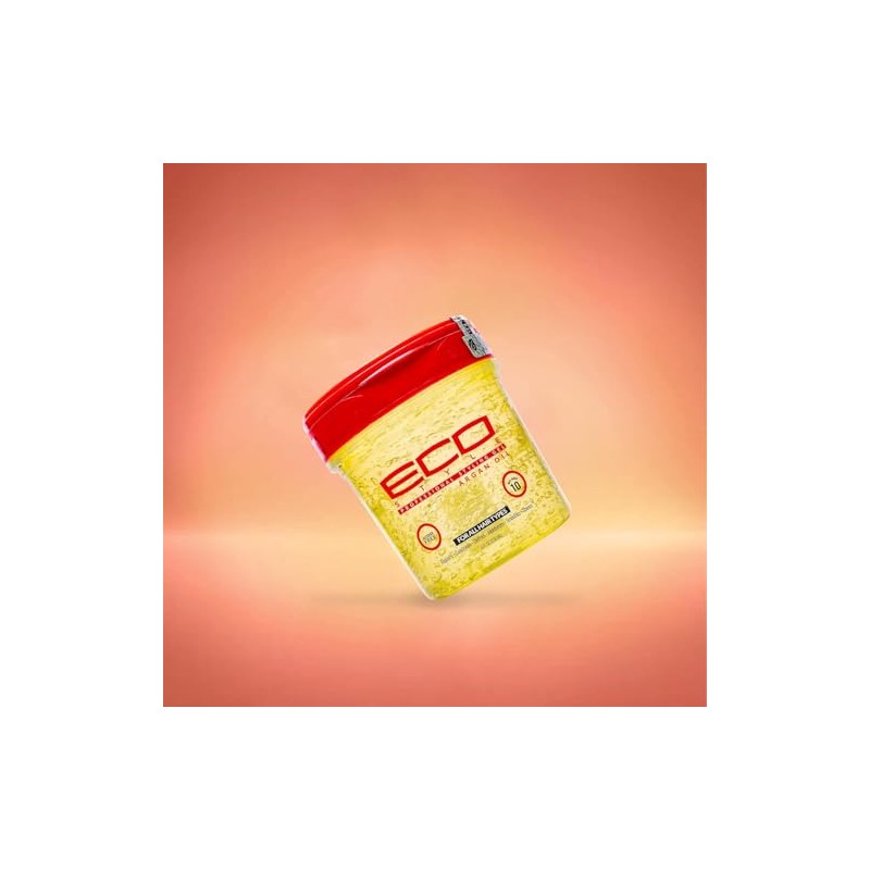 ECOCO Moroccan Argan Oil Styling Gel, 8 Fluid Ounce