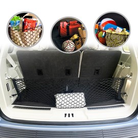 Envelope Style Automotive Elastic Trunk Mesh Cargo Net for Lincoln Navigator 2018-2024 - Premium Trunk Organizer and Storage - Luggage Net for SUV- Best Car Organizer for Ford Expedition