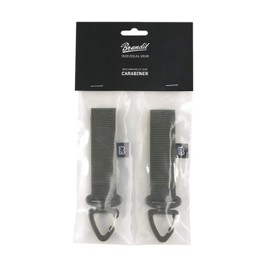 Brandit Belt Carabiner with Molle Loop (Pack of 2), Colour: Olive, One Size