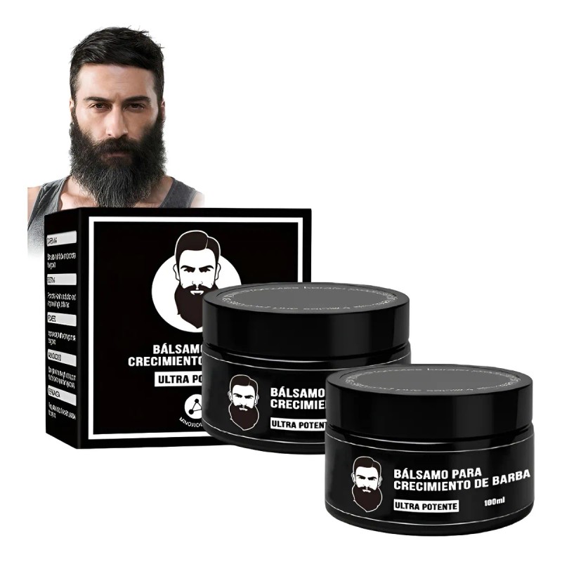 B. Cosméticos Apolo Para Barba, Estimulante Barba 2pcs