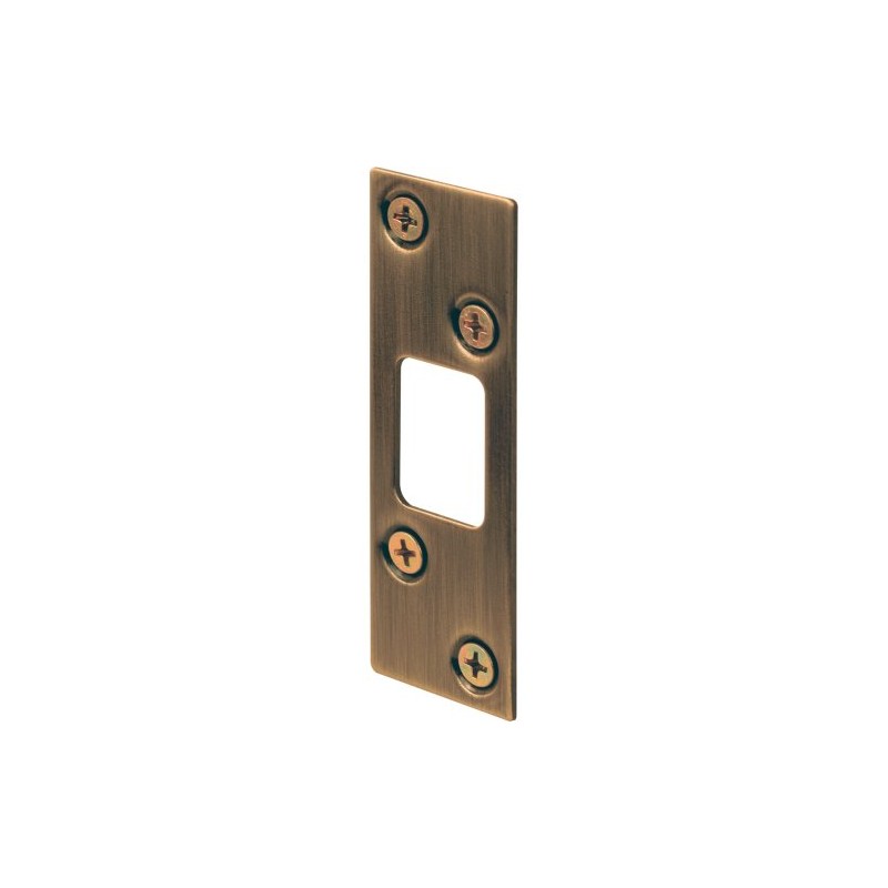 Prime-Line E 2285 Antique Brass Plated, High Security Deadbolt Strike
