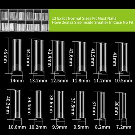 KOXXIAMOQ 240 Pcs Square Nail Tips, Clear Extra Long No C Curve Nail Tips, XXL Tapered Square Half Cover Nail Tips, Half Matte Design Long Press on Nail Tips Traceless for Acrylic Nails Salon(Clear)
