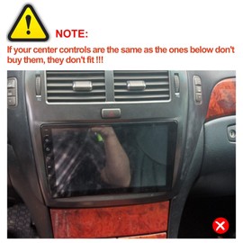 Slakerbe Android 13 Car Radio fit for Lexus LS430 2001 2002 2003 2004 2005 2006, 9 inch Touchscreen Android Auto CarPlay Car Stereo Radio MP5 Player with Backup Camera