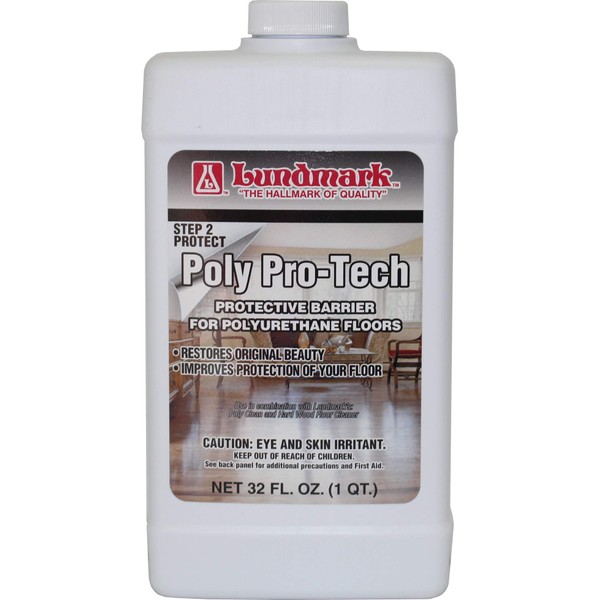 Lundmark Poly-Pro Tech, Protective Barrier for Polyurethane Floors, 32-Ounce, 3228F32-6
