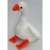 Trendy cuddly goose white plush toy, height: 20 cm, 3975