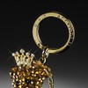 Garson DAD Crystal Bear Key Ring [Queen] Gold SA821-02 D.A.D