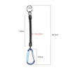 POWERTOOL Carabiner Lanyard Chain, 1pc Retractable Lanyard Keyring Spring Stretch