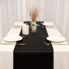 Black Table Runners 5 Packs 12x108 Inches Party Table Runners