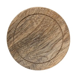 Foreside Home & Garden Carved Natural Wood Salt Cellar