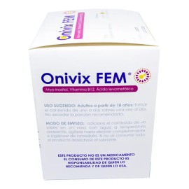 Onivix Fem Coadyuvante Myo Inositol Acido Fólico Vitaminab12