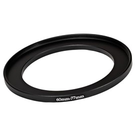 60mm to 77mm Step-Up Ring Filter adapter (60mm-77mm) Camera Filter Ring for 77mm UV ND CPL Filter (MPIXO)