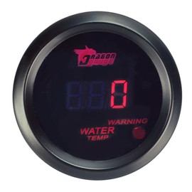 Mintice Universal 2 Inch 52 mm Car Red Light Display Digital Water Temperature Temp Instrument Meter