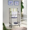 Kings Brand Furniture Pewter Metal Towel Racks for Bathroom with