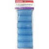 Annie Self-Gripping Rollers #1312, 6 Count Blue Large 1 Inch