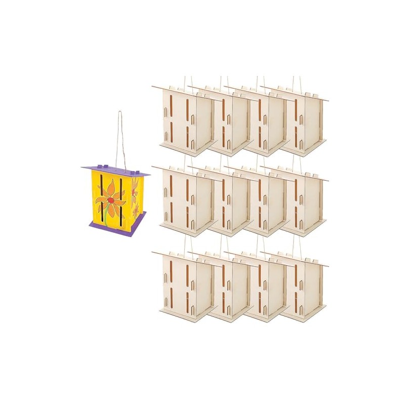 Fun Express Butterfly House Kits for Kids, Makes 12 -