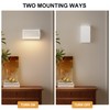 Aoceley Indoor Modern Led Aluminum Wall Sconces,18W 5CCT 3000K-6000K Dimmable