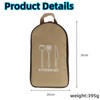 Jaugufiy Chef Knife Bag ，Camping Utensil Bag Portable Silverware Bag