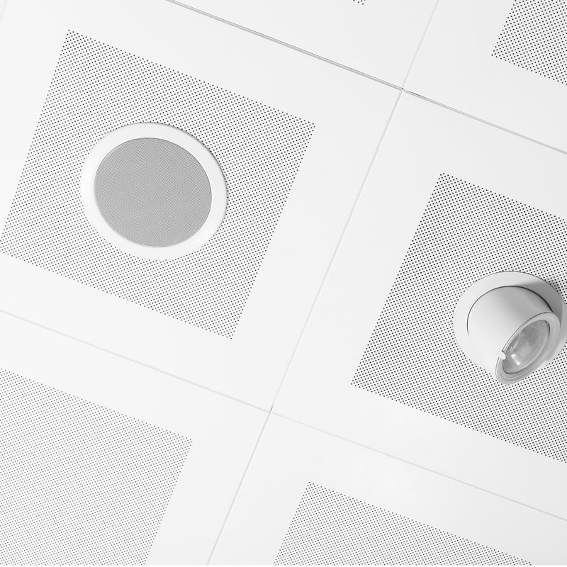 sourcing map Ceiling In-Wall Speaker Grille Cover and Base, 11