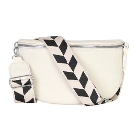 Bum Bag Women's Stylish Shoulder Bag Waist Bag Body Bag Belt Crossbody Bag Shoulder Bag with Adjustable Strap 25, beige, Belt bag