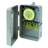 Intermatic T104P 24-Hour Mechanical Time Switch, 208-277 VAC, 60Hz, DPST,