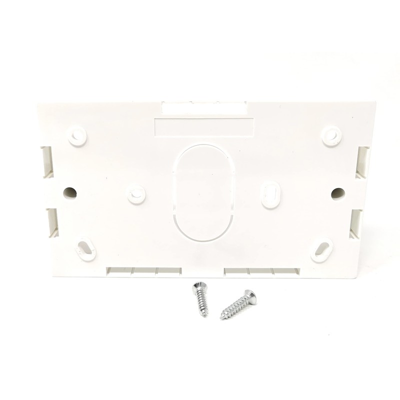 Maincore Surface Dual Mounting Back Box for Electrical & Ethernet