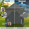 Hoteel 6.6 x 6.6 Pop up Canopy,Easy Up Heavy Duty