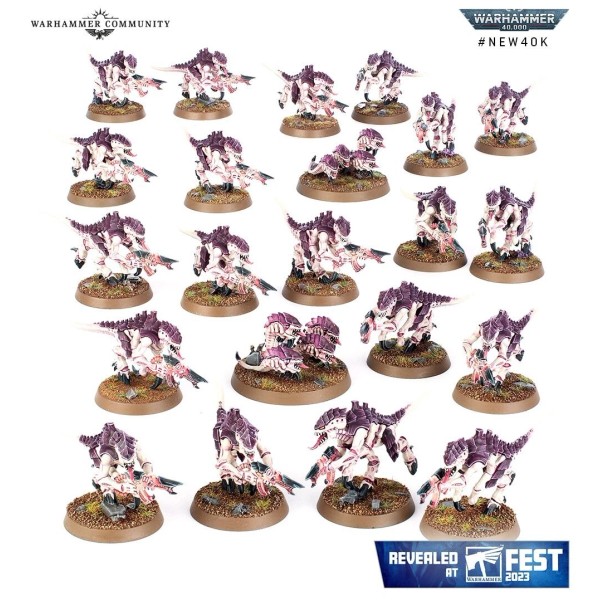 Games Workshop Warhammer 40k Tyranids TERMAGANTS (x20) Rippers (x2) NEW