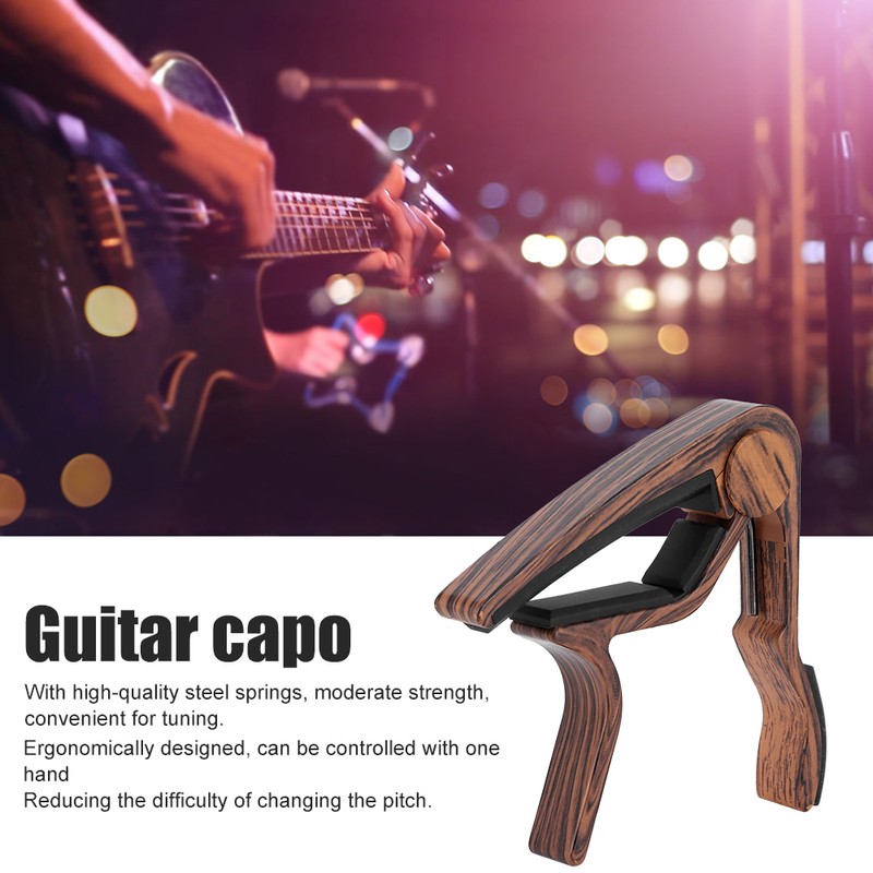 Universal Acoustic Folk Guitar Capo Tuning Clamp Clip Musical Instrument