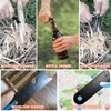 Fire Starter Survival Tool, 4 Inch Flint Steel Drilled Fire