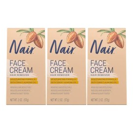 Nair Crema Depiladora Facial, 2 Onzas, Paquete De 3