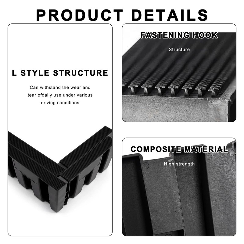 ZNDAW 4PCS Multipurpose Cargo Organizer Blocks, Plastic Car Trunk Storage