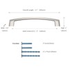 KNOKLOCK 10 Pack 5 Inch(128mm) Kitchen Cabinet Handles Brushed Satin