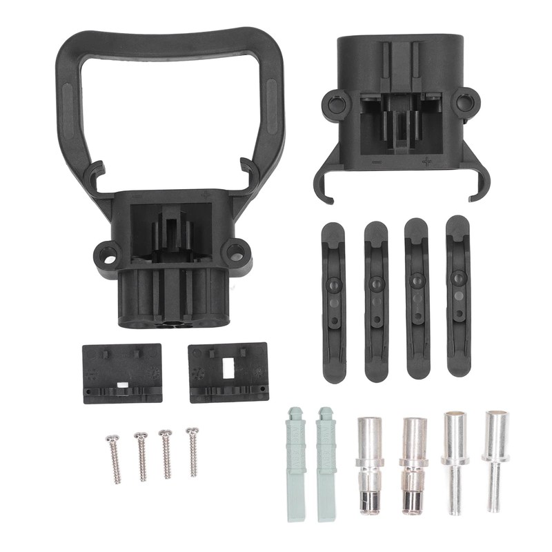 LOCADENCE Forklift Power Connector Kit, 80A Copper Terminals Battery Charging