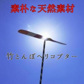 ASPALAND Bamboo Dragonfly Set of 40 Bamboo Dragonflies Helicopters Easy to Assemble for Kids Leisure (40 Pieces)