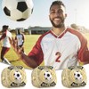 12 Pcs Soccer Championship Rings with Display Chain and Stand